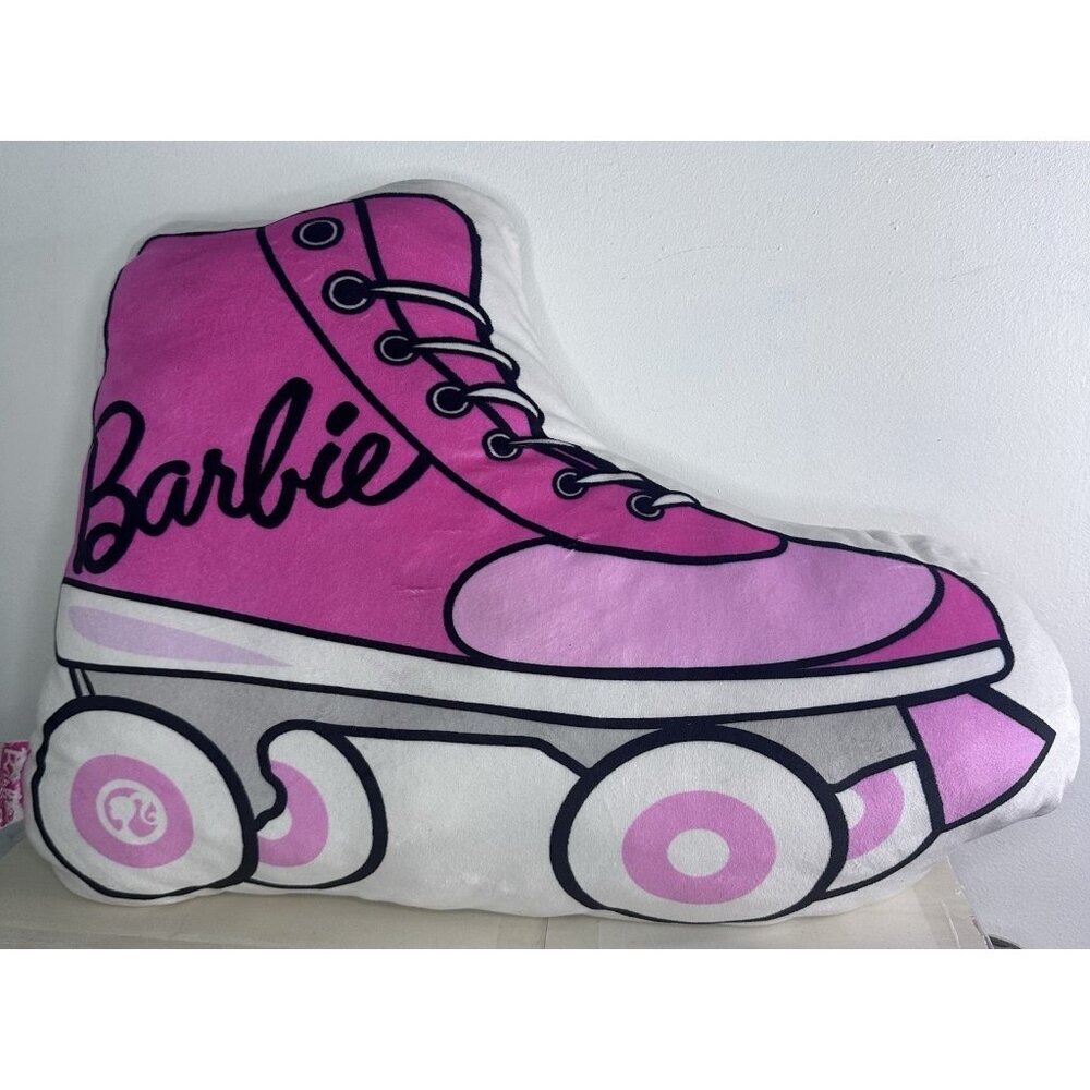 Barbie The Movie Barbie Roller Skate Decorative Bed Pillow Pink 21"x 15"